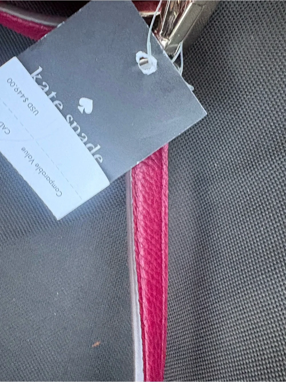kate spade Two-Tone Magenta & Light Pink Leather Crossbody